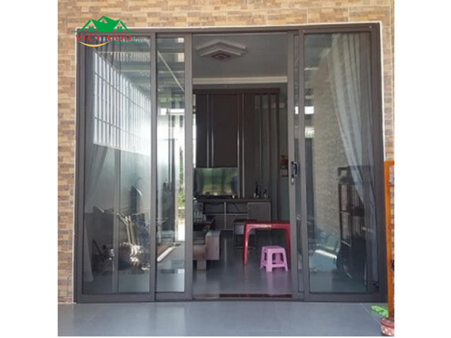 CỬA ĐI NHÔM XINGFA 4 CÁNH MỞ LÙA